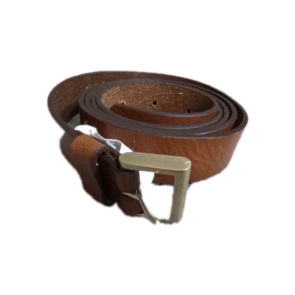 Lands' End Men's Leather Belt Brown Size 38-41, 1X Preppy Classic